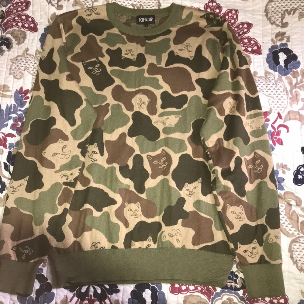RipnDip Nermal Camo Crewneck